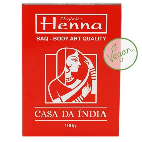 Henna Baq Body Art Quality Henna Orgânica Comercial Meec