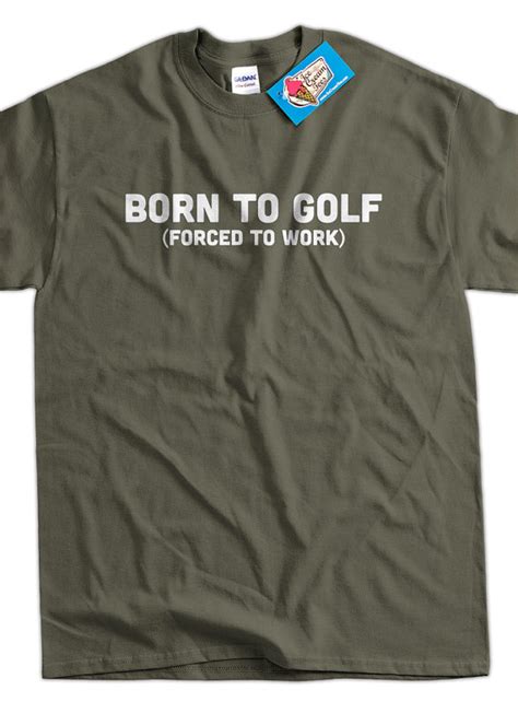 Funny Golfing Tshirt Golf Tshirt Born To Golf By Icecreamtees 1499