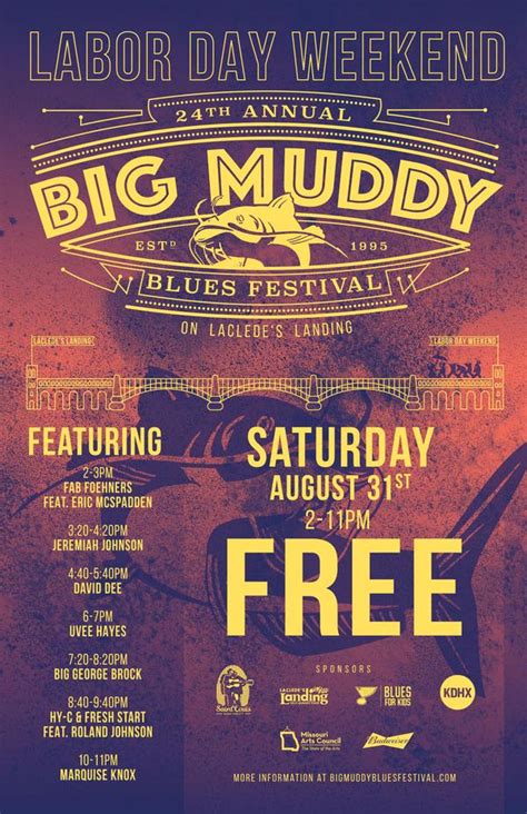 24th Annual Big Muddy Blues Festival Lacledes Landing St Louis Mo