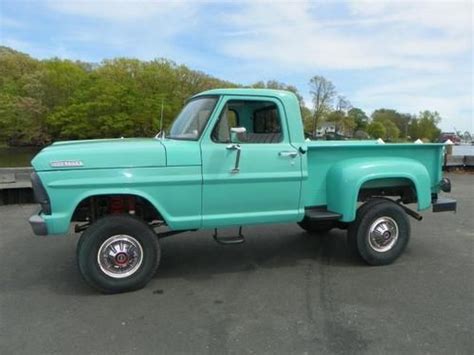 Purchase Used 1967 Ford F100 Flareside 4x4 5 Speed All Orig Metal In
