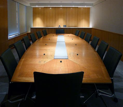 Shorenstein Boat Shaped Boardroom Table Paul Downs Cabinetmakers