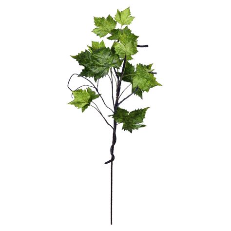 Earthflora Maple Branches 40 Inches Green Maple Leaf Spray