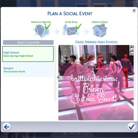 Ts4 Prom And Graduation Mod From Brittpinkiesims Sims 4 Expansions