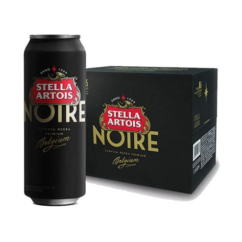 Stella Artois Lata Negra 410cc X 6u Casa Segal