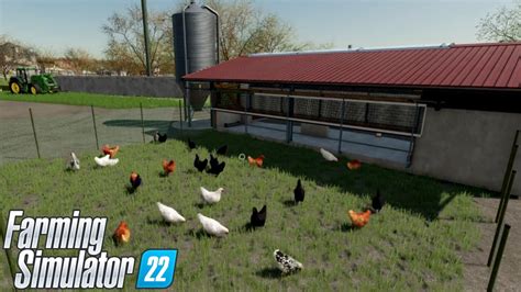 Farming Simulator 22 Elm Creek 65 Mod Recinto Galline Da 900 Posti Gameplay Ita Youtube