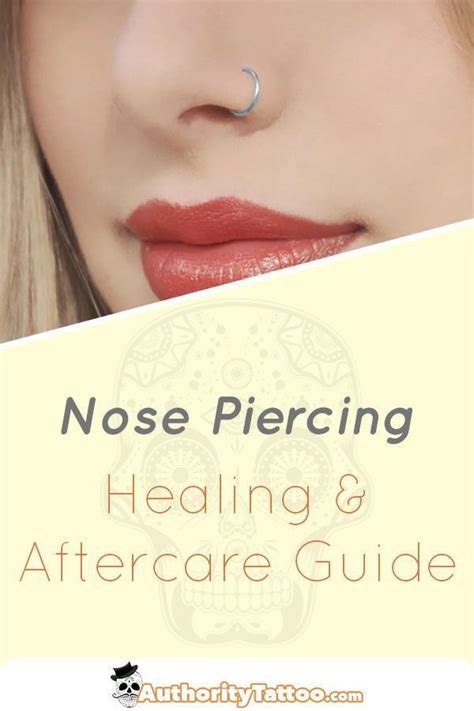 Nose Piercing Care And Healing Guide Nose Piercing Healing Nose