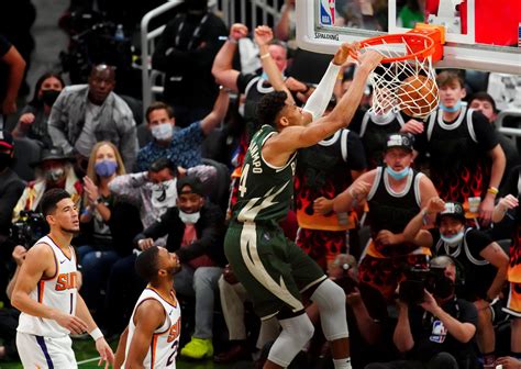 Giannis Bucks Get Boost At Home Rout Suns In Game 3 Of Nba Finals