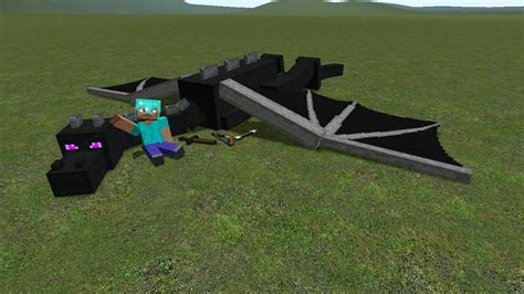 steve and the enderdragon made in garry s mod r minecraft