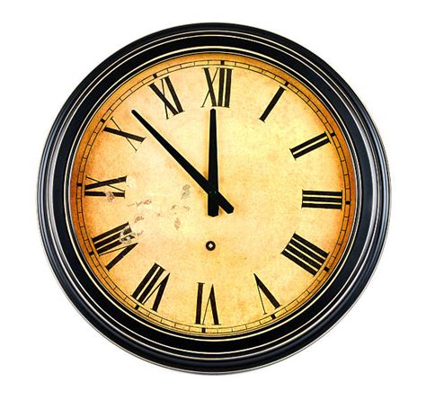 Vintage Clock Midnight Stock Photos Pictures And Royalty Free Images