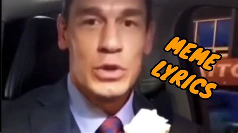 Jhon Cena Bing Chilling Meme Lyrics Youtube