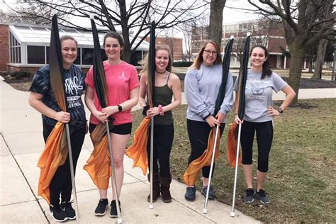 University Marching Band Adds Color Guard Findlay Newsroom