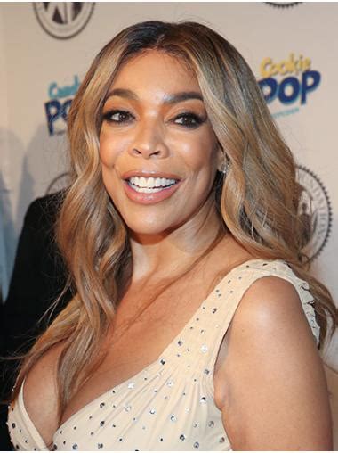 Lace Front Long Platinum Blonde Wavy Without Bangs Wendy Williams Wigs