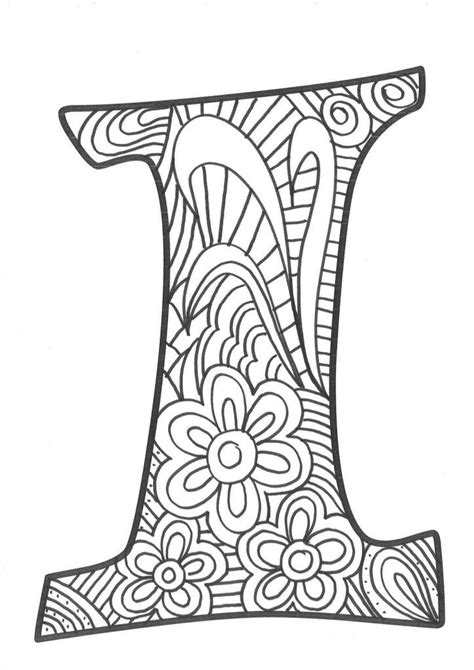 Mandaletras mandalas súper originales con las letras del abecedario
