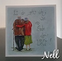 Postkarte "Mit dir geh ich bis ans Ende der Welt" - Bilder von Nell
