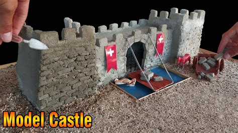 How To Build A Brick Castle Brick Wall Bricklaying Tower Youtube