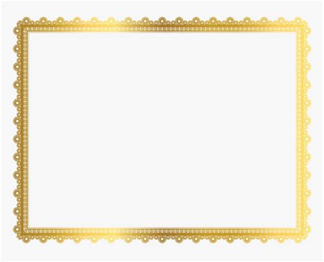 Gold Border Frame Png Clipart Border Transparent Background Gold