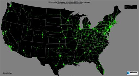United States Interstate System Mapped Vivid Maps