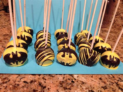 Batman Cake Pops By Sweetly Done By Candi Batman Cake Pops Batman