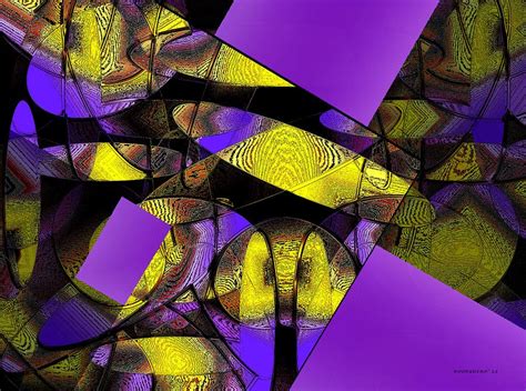 Complementary Colors In Abstract Art Digital Art By Mario Perez