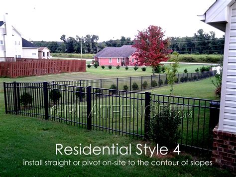 How To Install Aluminum Fence On A Slope Adding A Fence On A Sloped