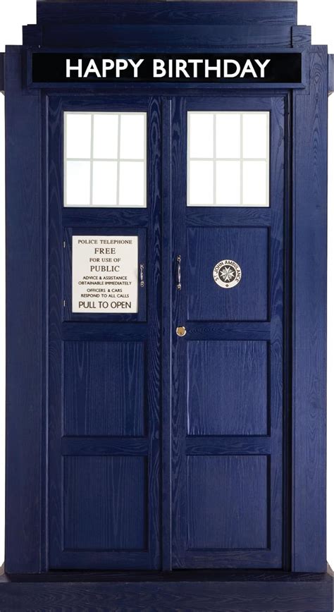 Doctor Who Official Tardis Happy Birthday Card Home