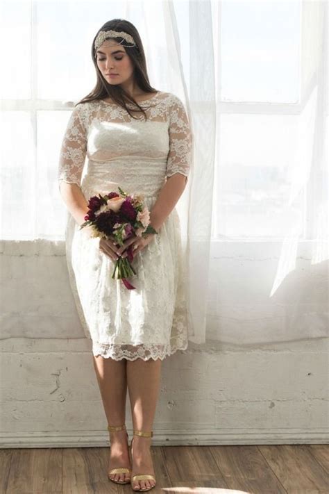 31 Beautiful White Dress Inspiration For Women Plus Size Courthouse