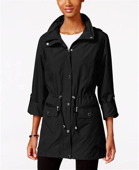 Style And Co Hooded Anorak Jacket Only At Macys Coats Women Macy