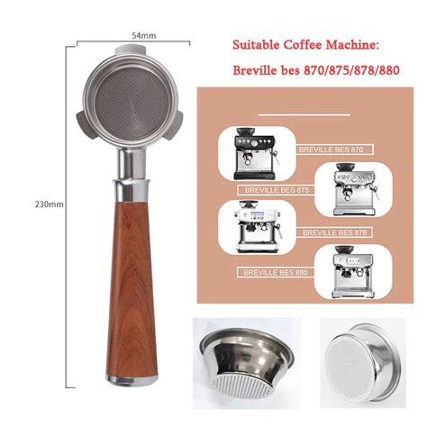 Portafilter Bottomless Para M Quinas De Caf Breville Sage Naked Filter Acess