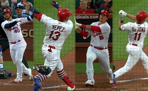 Mlb Cardenales Conectaron Siete Home Runs Contra Dodgers