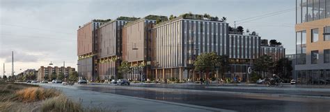 Henning Larsen Unveils Design For Large Mixed Use Timber Building On Copenhagen Waterfront