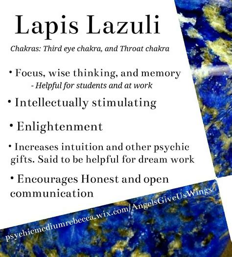 Lapis Lazuli Crystal Meaning Crystals Crystals Healing Properties