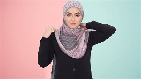 9 gaya cantik cara pakai tudung shawl simple dan cantik memukau qotrunnada youtube