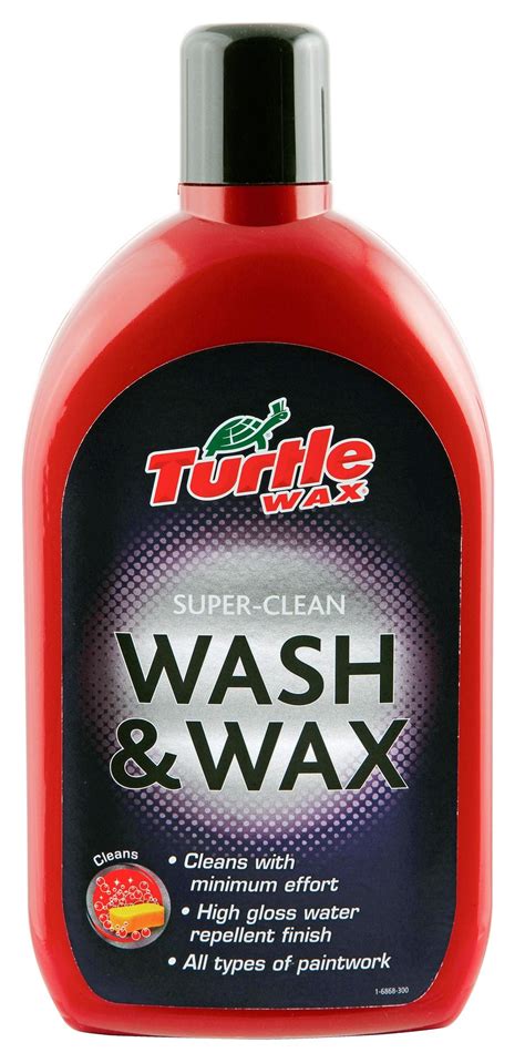 Turtle Wax Super Clean Wash Wax Litre Car Shampoo Wax Cleaner