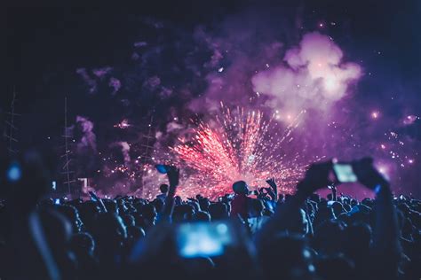 Crowd Of People Enjoying On Concert · Free Stock Photo