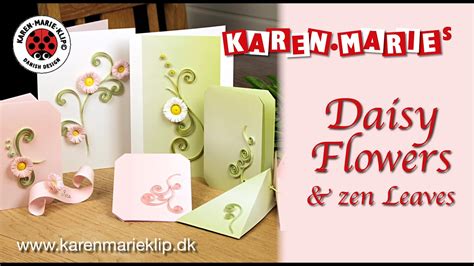 Daisy 3d Paper Quilling Flower Karen Marie Klip And Papir Youtube