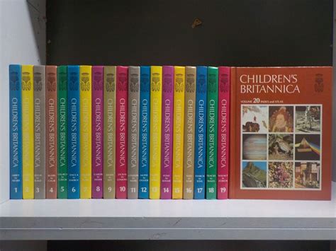 Childrens Britannica 1981 Full Set 20 Books Id3604 Etsy