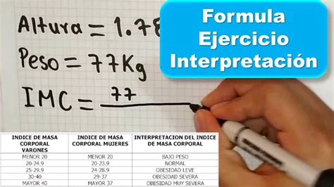 Indice De Masa Corporal Formula Imss Printable Templates Free