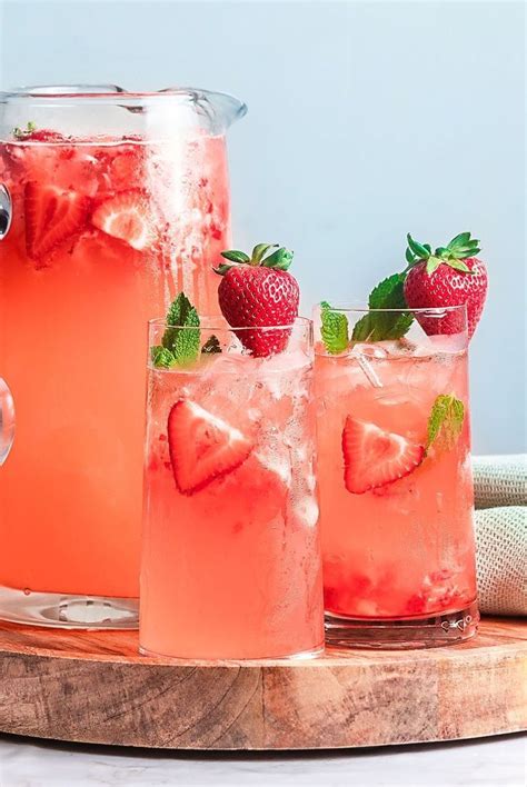 This Sparkling Lemonade Is Inspired By Red Drink A Red Strawberry Soda