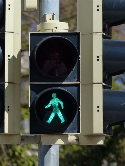 Free Images Pedestrian Run Beacon Cross Lighting Traffic Light