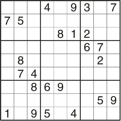 Free Printable Sudoku Puzzles Haclocal