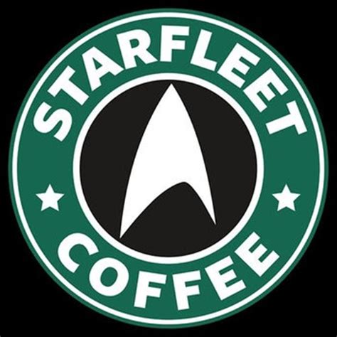 Star Fleet Coffee Funny Star Trek Logos Dump A Day