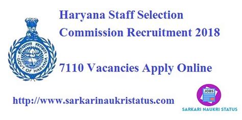 haryana staff selection commission recruitment 2018 flickr