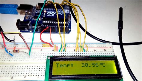 Arduino Ds18b20 Temperature Sensor Digital Thermometer