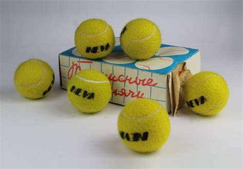 1991 New Vintage Tennis Balls Set Old Tennis Ballantique Big Etsy