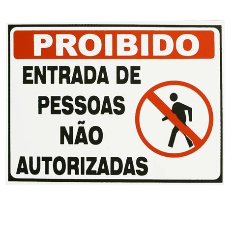 Placas De Proibição De Entrada