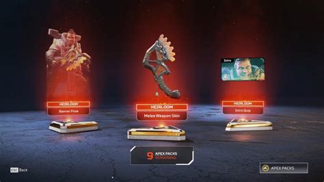 Apex Legends Heirlooms What They Are And How To Earn Them The Loadout
