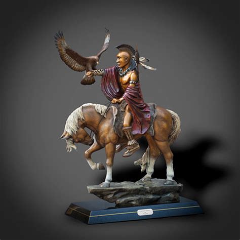 Native American Bronze Sculpture Indian Scout Barry Stein