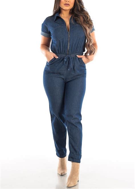 pin by modaxpress latest online fas on Σέξι πόδια in 2021 denim jumpsuit long sleeve denim
