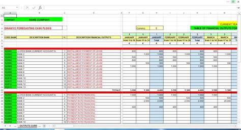 Document Management Excel Spreadsheet — Db