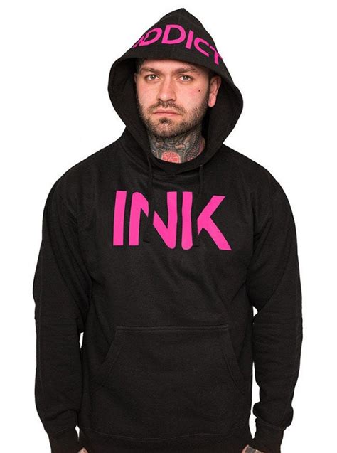 men s ink midweight hoodie by inkaddict more options inked shop